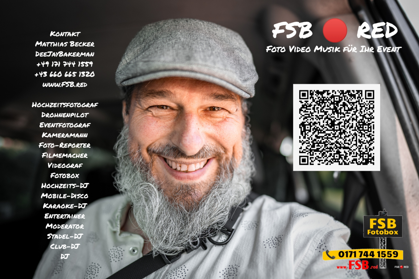 erfahrener Filmemacher & Drohnenpilot, Event & Hochzeit Fotograf, DJ & Entertainer